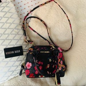 STEVE MADDEN FLORAL CROSSBODY